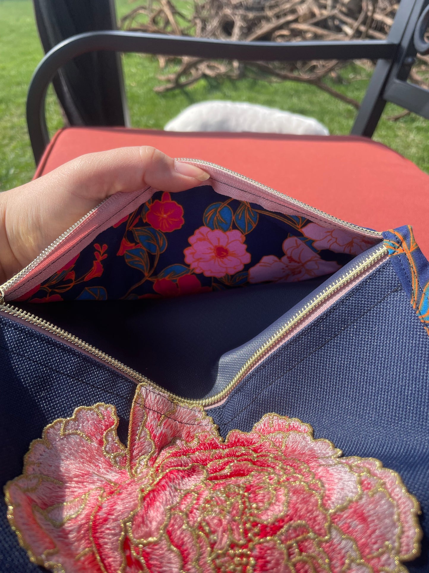 Pink/Blue Floral